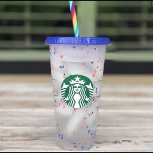 NWT Starbucks Confetti Colour Changing Cups